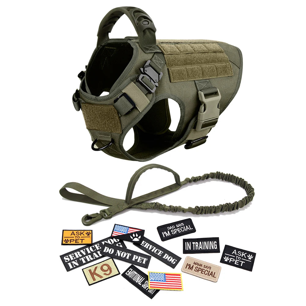 DogPaws® Military-Grade Tactical No-Pull Harness