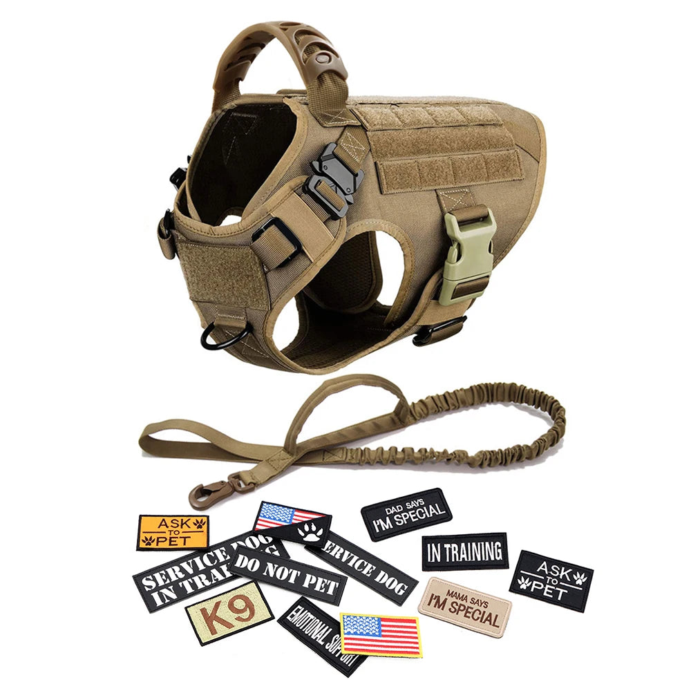 DogPaws® Military-Grade Tactical No-Pull Harness