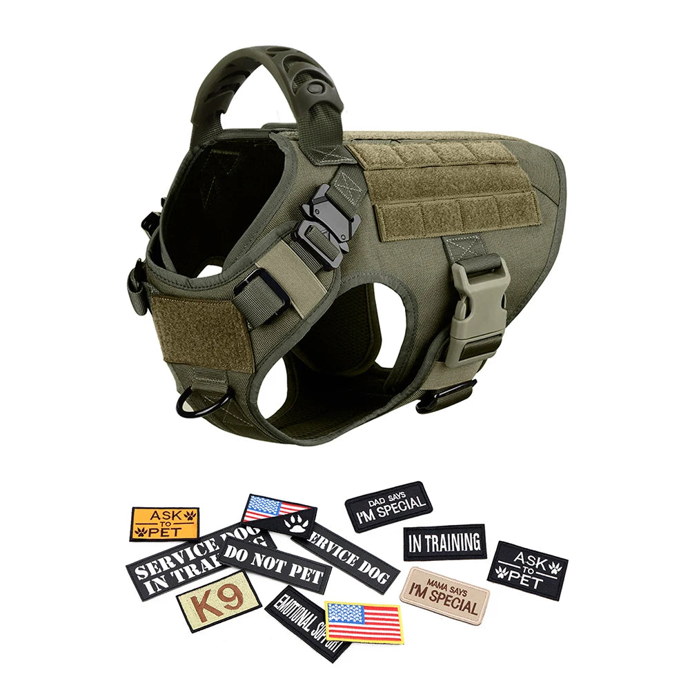 DogPaws® Military-Grade Tactical No-Pull Harness
