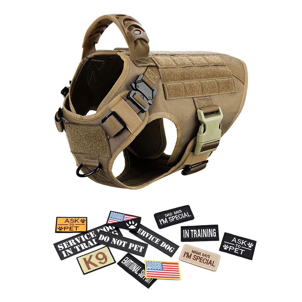 DogPaws® Military-Grade Tactical No-Pull Harness