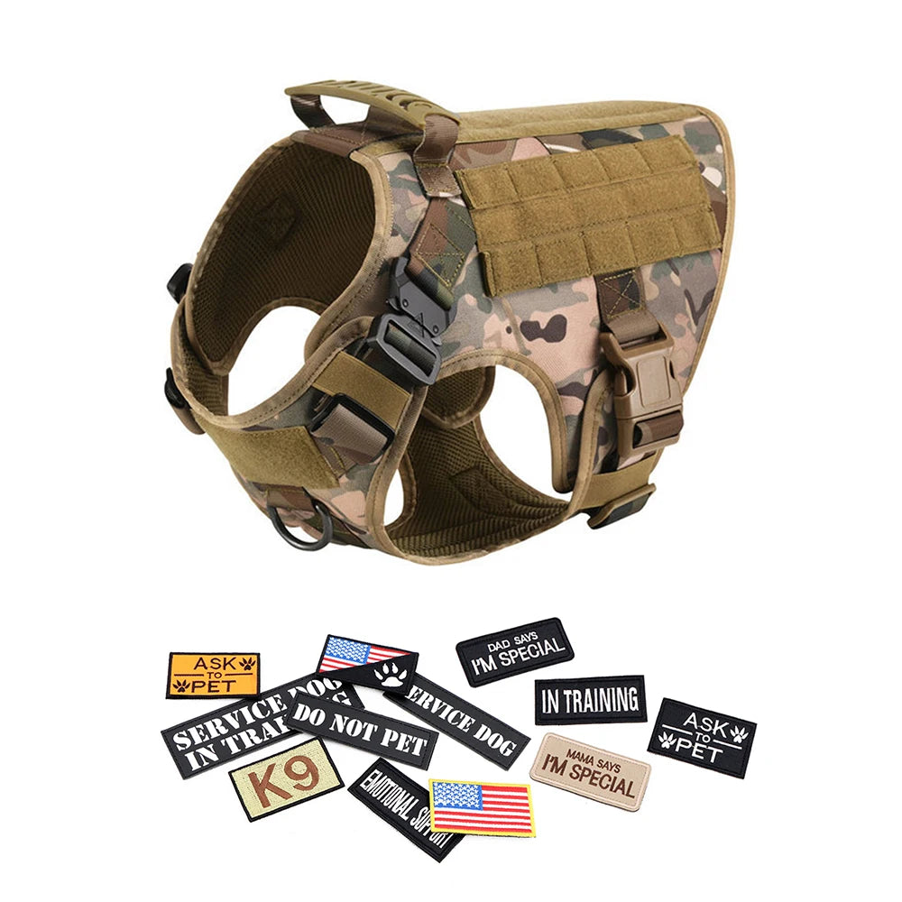 DogPaws® Military-Grade Tactical No-Pull Harness