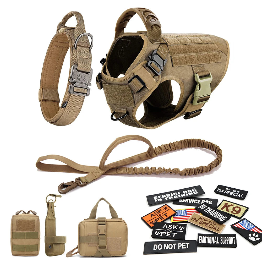 DogPaws® Military-Grade Tactical No-Pull Harness