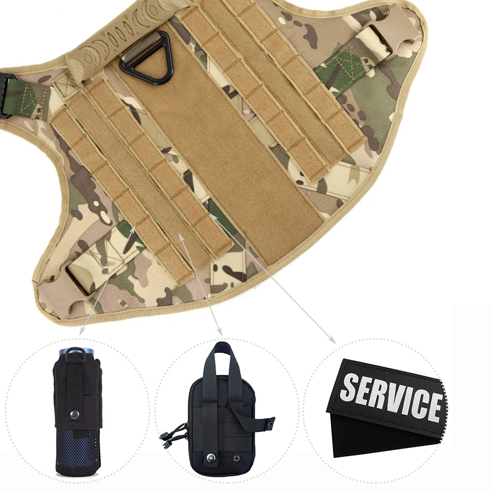 DogPaws® Military-Grade Tactical No-Pull Harness