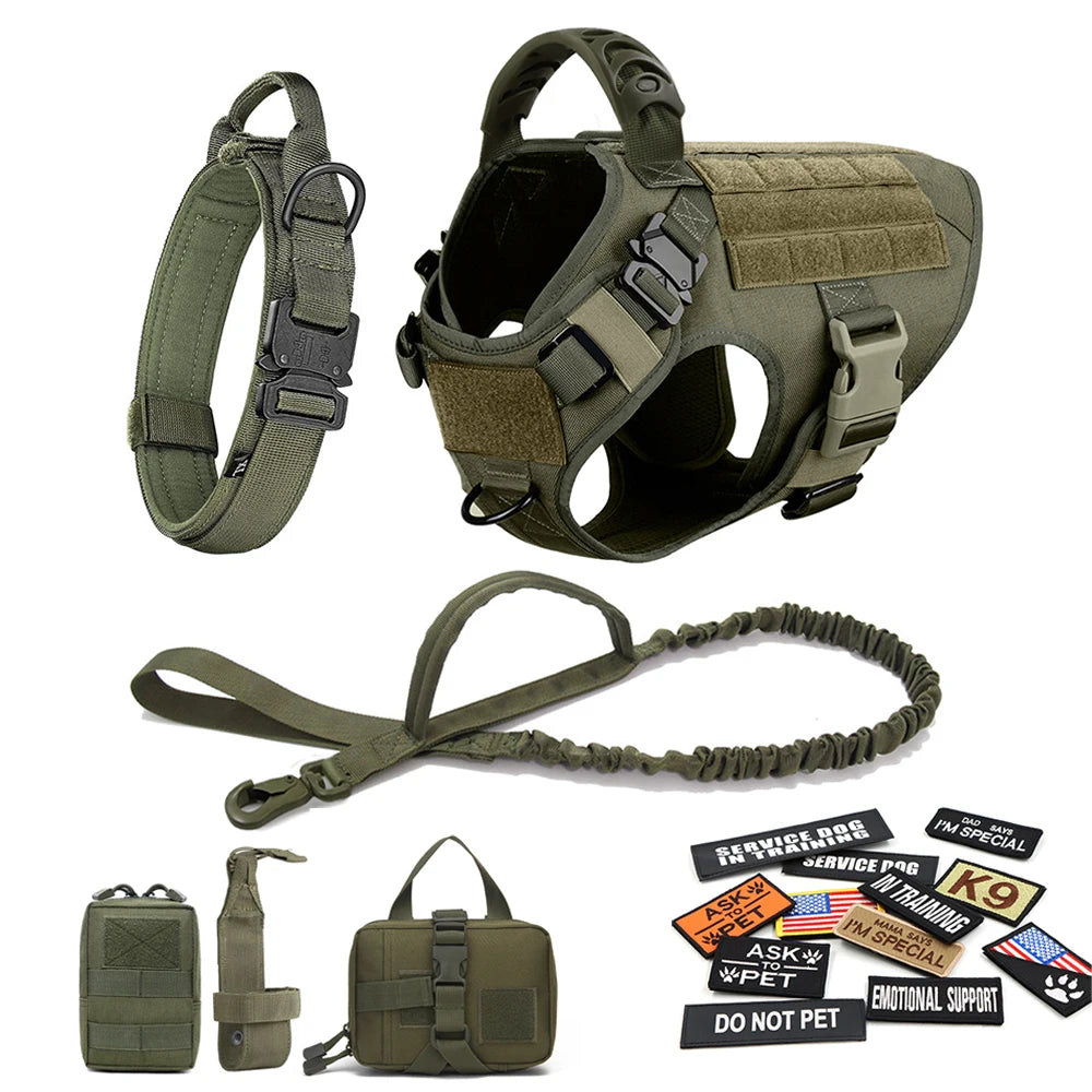 DogPaws® Military-Grade Tactical No-Pull Harness